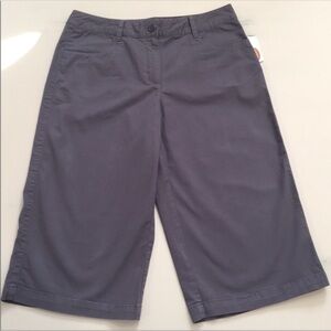 TALBOTS Wide-Leg Cropped Pants- NWT